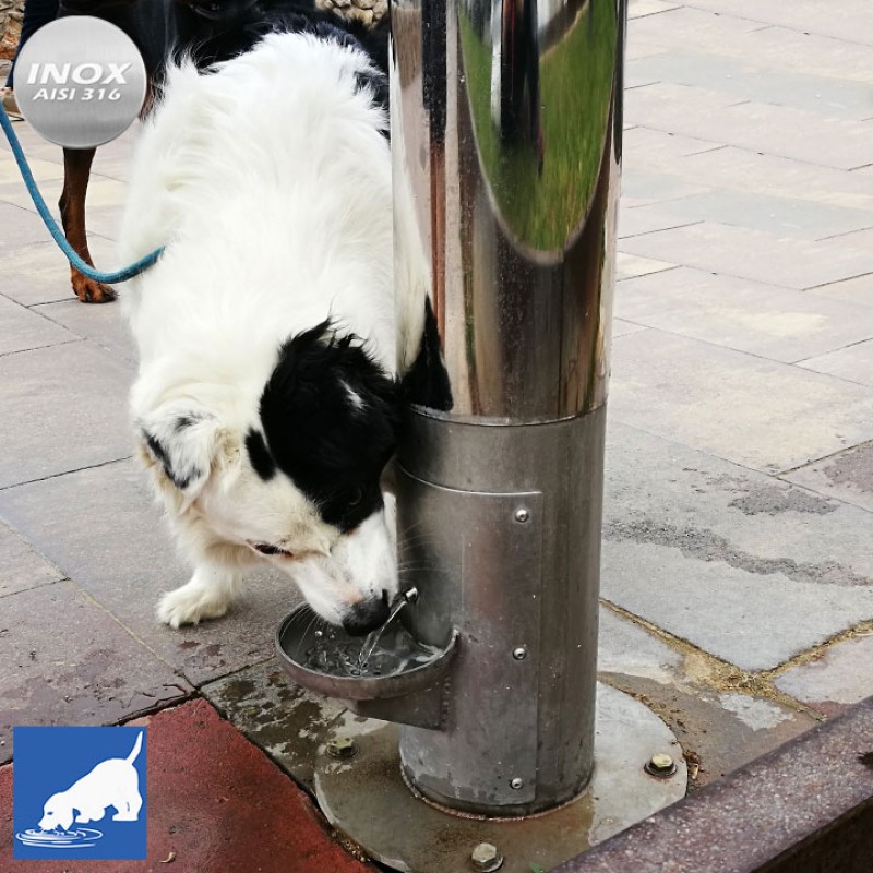 Font per a gossos Univers FHU-0 vermella